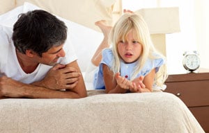 talk with children about divorce